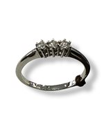 Anneau Gianni Pace Femme Trilogy  in Or blanc Diamante GPGTRY4